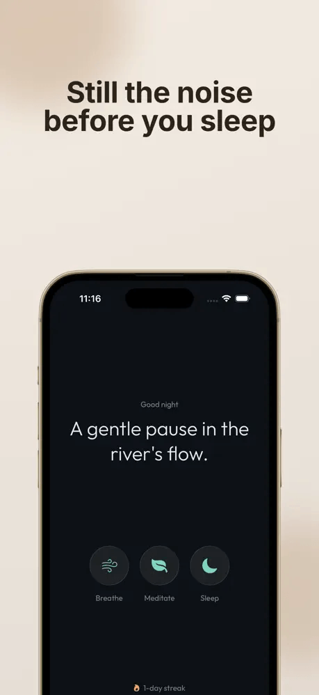 Hush app screenshot